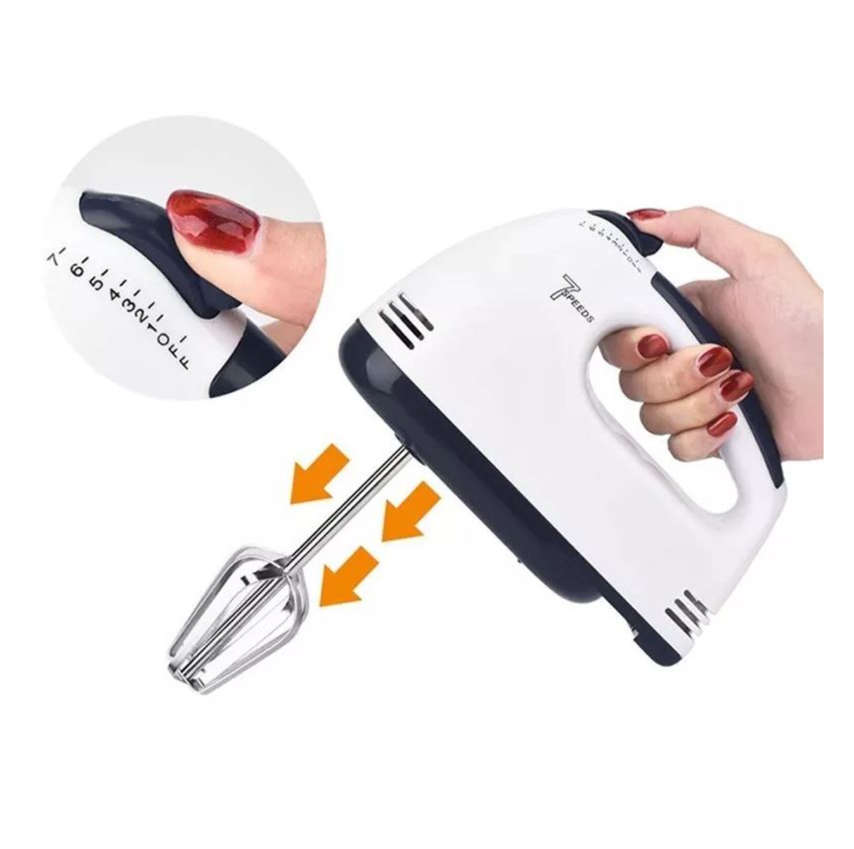 Miniatura 2 de Batidora de mano 7 velocidades multifunc